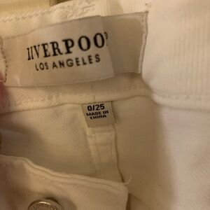 LIVERPOOL Los Angeles Cream-White Denim Jeans